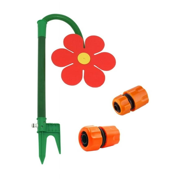 Outdoor Water Sprinkler Toy Spinning Flower Play for Age 3  Kids and Pets