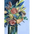 thumbnail image 2 of Wang, Melissa 19x24 Gold Ornate Wood Framed with Double Matting Museum Art Print Titled - Flowers in a Vase I, 2 of 4