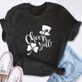 thumbnail image 4 of EcoLoom Cheers Yall Saint Patricks Day Party Irish Short Sleeve Unisex T Shirt Heather Black-L, 4 of 6
