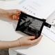thumbnail image 3 of Bolsa de con Cremallera, Paquete de 6 ( / L), Organizador de Accesorios Cosmético de Maquillaje de Belleza, Artículos de Aseo de Viaje Bolsa de Almacenamiento, Negro, 3 of 9