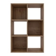 thumbnail image 2 of Mueble Organizador de 6 Cubos Madik Café Nuez | Multiusos y Compacto, 2 of 6