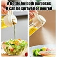 thumbnail image 3 of Oil Sprayer for Cooking, 2 in 1 Olive Oil Dispenser Bottle for Kitchen, 16oz Premium Glass Oil Bottle, Oil Dispenser Bottle Food-grade Oil Mister for Air Fryer, Salad, Frying, BBQ (Yellow), 3 of 5