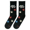 thumbnail image 6 of Crazy Socks, Funny Cheech & Chong USA Leaves Graphic Print, Crew Length Socks, 6 of 6