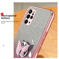 thumbnail image 4 of Slim Case for Samsung Galaxy S20 Plus Cover Electroplated Silicone with Bling Butterfly Stand Phone Case for Samsung S20 Plus with Glitter Card Anti-Fingerprint Cover Compatible with Galaxy, 4 of 7
