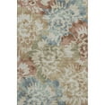 thumbnail image 2 of Addison Rugs Mayfield Premium Machine Washable Transitional Floral Paprika Rectangle Rug, 10' X 14' Machine Washable Transitional Floral Paprika Oversized Sherpa Throw Blanket, 2 of 6