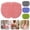 Pink, variant on Shower Foot Scrubber Mat with Non-Slip Suction Cups Foot Back Cleaning Pad Back Washer Exfoliating Bath Wash Pad for Use in Cleaner