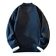 thumbnail image 3 of pstuiky camisas de manga larga para hombre, Suéter informal de punto para hombre, cárdigan holgado de color liso, manga larga y cuello alto Tops de talla grande para hombre xl, 3 of 3