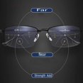 thumbnail image 3 of Progressive Multifocus Reading Glasses Blue Light Blocking Multifocal Computer Readers for Men Women Presbyopic Eyeglasses, 3 of 8