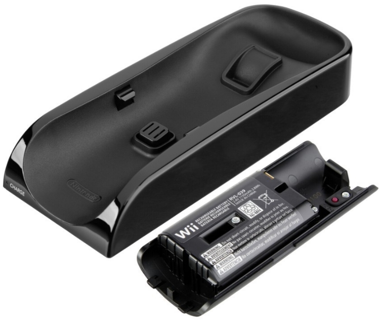 Nintendo Cradle Charger (RVL040A) & Batteries (RVL039) Black