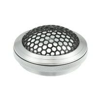 Unique Bargains 1 Pcs 1.5" Car Speaker Grills Cover Mesh Audio Subwoofer Protector Silver Tone Black
