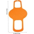 thumbnail image 3 of Non Stick Turkey Lifter, Silicone Heat Resistant Poultry Cooking Mat Reusable(Orange), 3 of 5