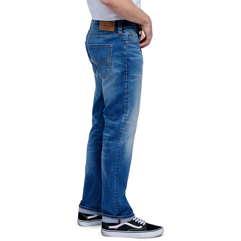 Seven7 Jeans Blue Denim Slim Premium Flex Distressed NWT Men's Sz 30 X 30