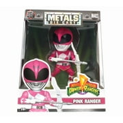 jada toys metals power rangers 4" classic figure - pink ranger (m403) toy figure