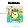 thumbnail image 3 of Asewon Jouet Éducatif en Bois Enfants École Calendrier Horloge Météo Learning Board, 3 of 7