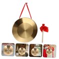 thumbnail image 4 of UPGRATOR Gong Musical Instrument Copper Gong for Training Hearing 1 Set, 4 of 8