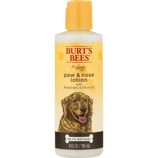 Burt s Bees All Natural Paw Nose Lotion with Rosemary Olive Oil for All Dogs and Puppies 4 oz