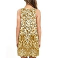 thumbnail image 4 of Qiopertar Robe d'Été Décontractée Sans Manches à Col Rond Imprimée pour Femmes, Robe Ample en Solde, Livraison Gratuite à Moins de 5$, jusqu'à 90 % de Réduction, 4 of 6
