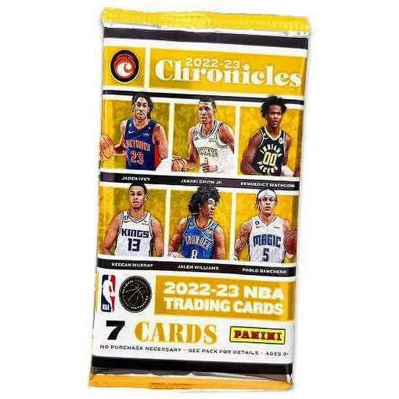 NBA Panini 2022-23 Chronicles Basketball Trading Card BLASTER Pack (7 Cards)