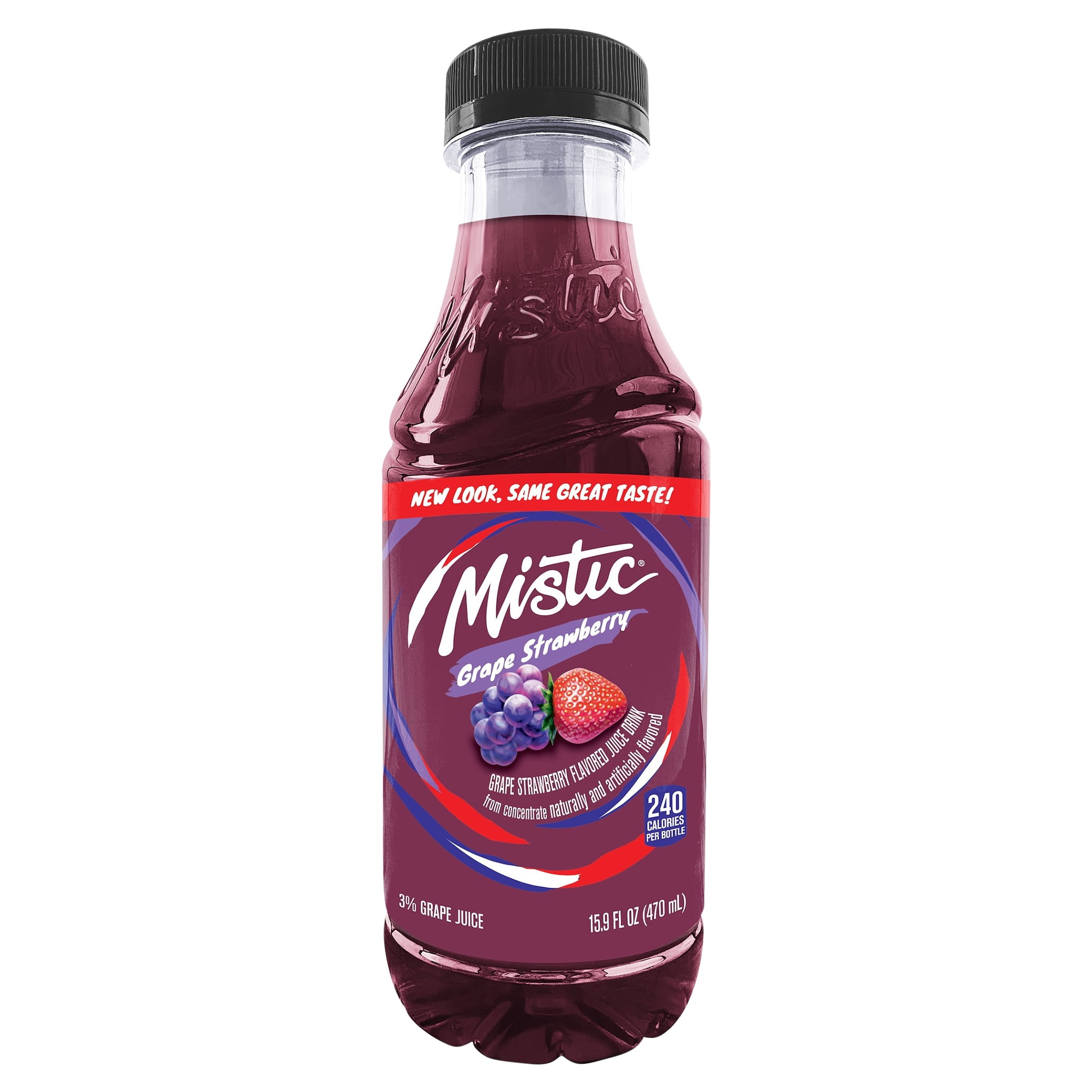 (7 pack) MISTIC TROP JC GRPSTRBRY PET 15.9OZ LS 12