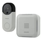 Philips Wireless Security Doorbell Chime Kit, Decoy Doorbell Camera, Motion-Activated Light, 32-Chime Doorbell