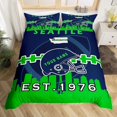 thumbnail image 1 of Fútbol Funda Nórdica Twin,Fútbol Juego de Cama para Niños,Fútbol Americano, 1 of 7