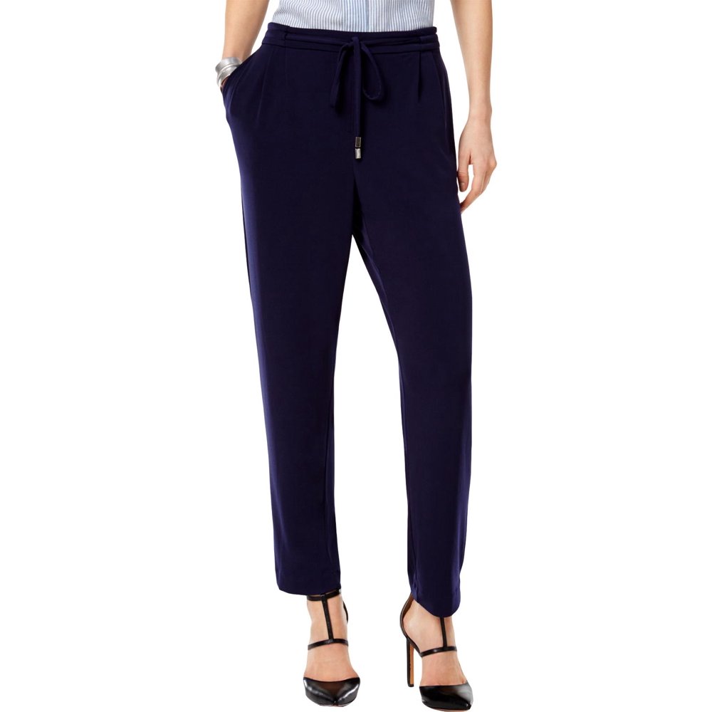 Grace Elements - Grace Elements Womens Pull On Ankle Straight Leg Pants ...