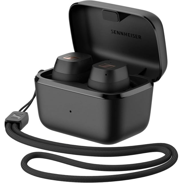 Sennheiser Sport Écouteurs True Wireless - Écouteurs Intra-Auriculaires Bluetooth, Musique et Appels avec Acoustique Adaptable, Réduction du Bruit, Commandes Tactiles, IP54 et Autonomie de 27 Heures, Noir Remis à Neuf