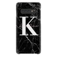 thumbnail image 1 of Personalised Black Marble Name Initials Samsung Galaxy S10 Plus Case, iPhone 13, 1 of 5