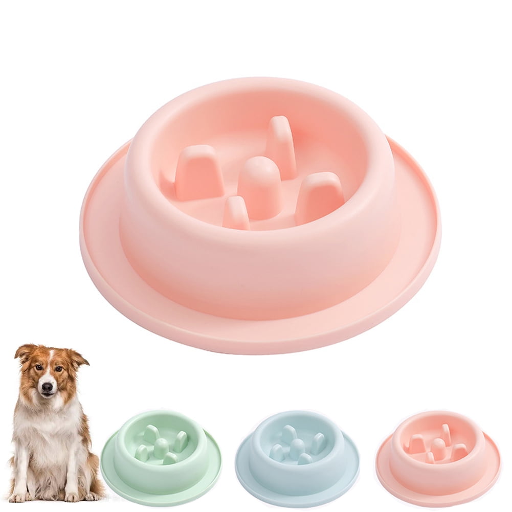 Feelers Dog Slow Feeder Bowl, AntiGulping Pet Slower Feeding Dishes