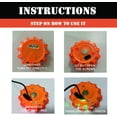 thumbnail image 5 of USB Rechargeable LED Road Flares Emergency Lights-Roadside Warning Car Safety Beacon Flashing Disc Flare Kit with Magnetic Base for Vehicles & Boat | 3 Beacon Disc Pack, 5 of 6