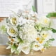 thumbnail image 1 of Ramo de peonías de seda artificial flores falsas ramo de novia y decoración para el hogar, 1 of 6