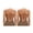Brown, variant on 2PCS Women Seamless Wirefree Backless Bra Removable Padding Multiway Convertible Low Back Daily Comfort Bra