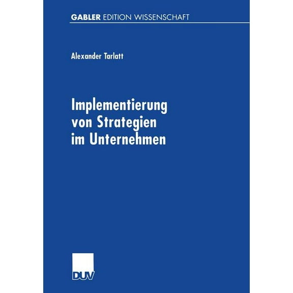 Implementierung Von Strategien Im Unternehmen, (Paperback)