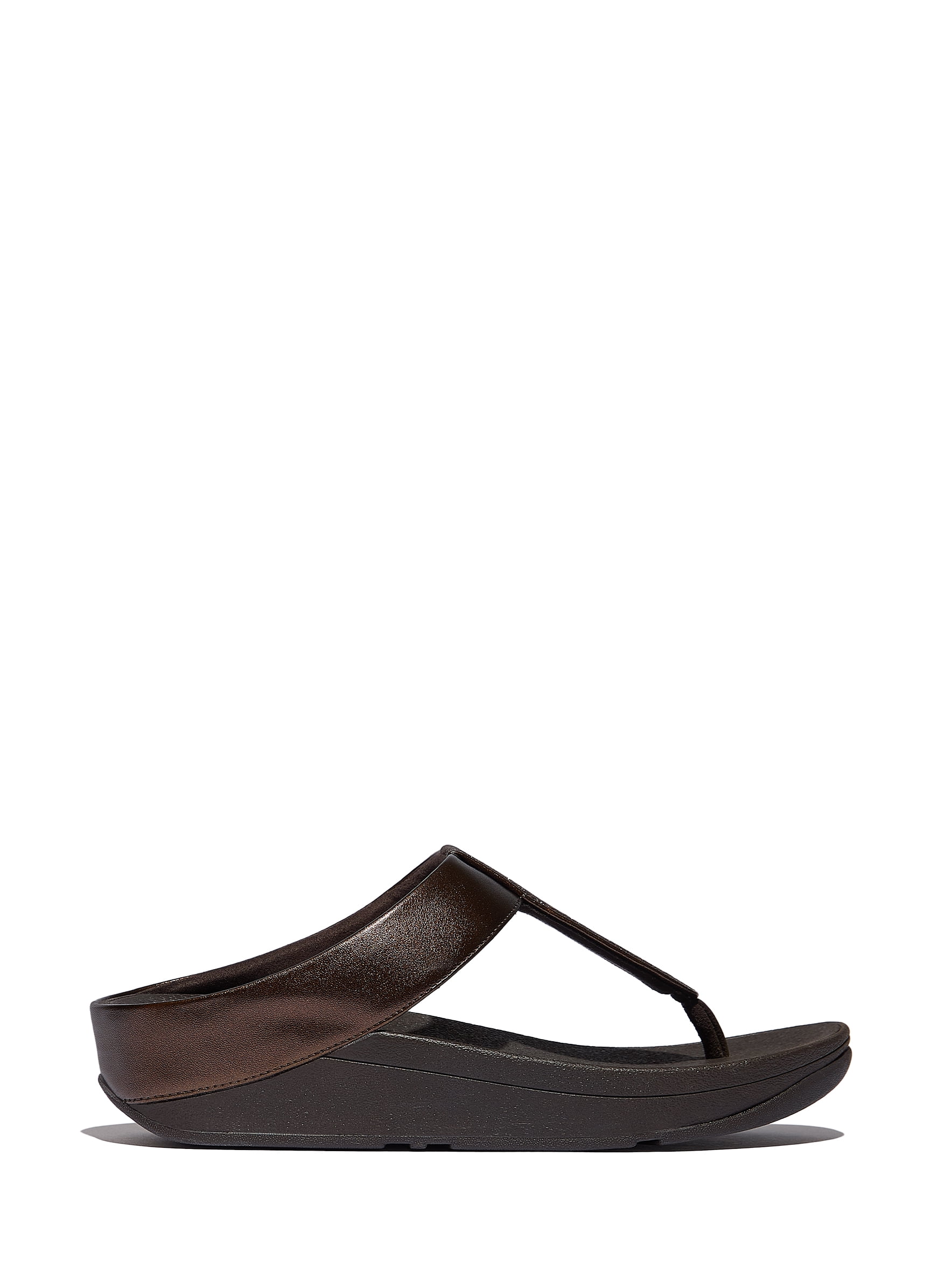 Fitflop Women's Fino Glitterdust Metallic Toe-Post Sandals