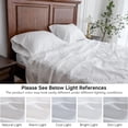 thumbnail image 6 of Simple&Opulence 100% Belgian Linen Sheet Set Handmade Hemstitch White King Size Bed Sheet-4 Piece (1 Flat Sheet+1 Fitted Sheet+2 Pillowcases)-Natural Flax Farmhouse Bedding, 6 of 6