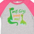 thumbnail image 4 of Inktastic My Gigi Loves Me Grandson Dinosaur Boys Toddler T-Shirt, 4 of 5