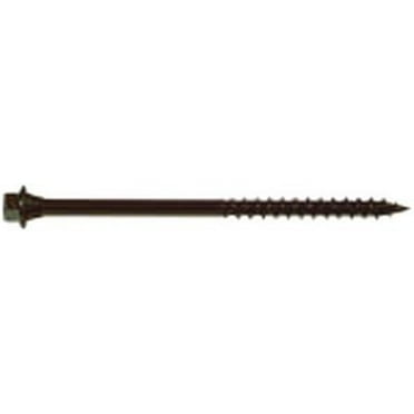 FastenMaster TimberLok No. 10 x 8 in. L Hex Hex Washer Head Epoxy Steel Wood Screws 12 pk