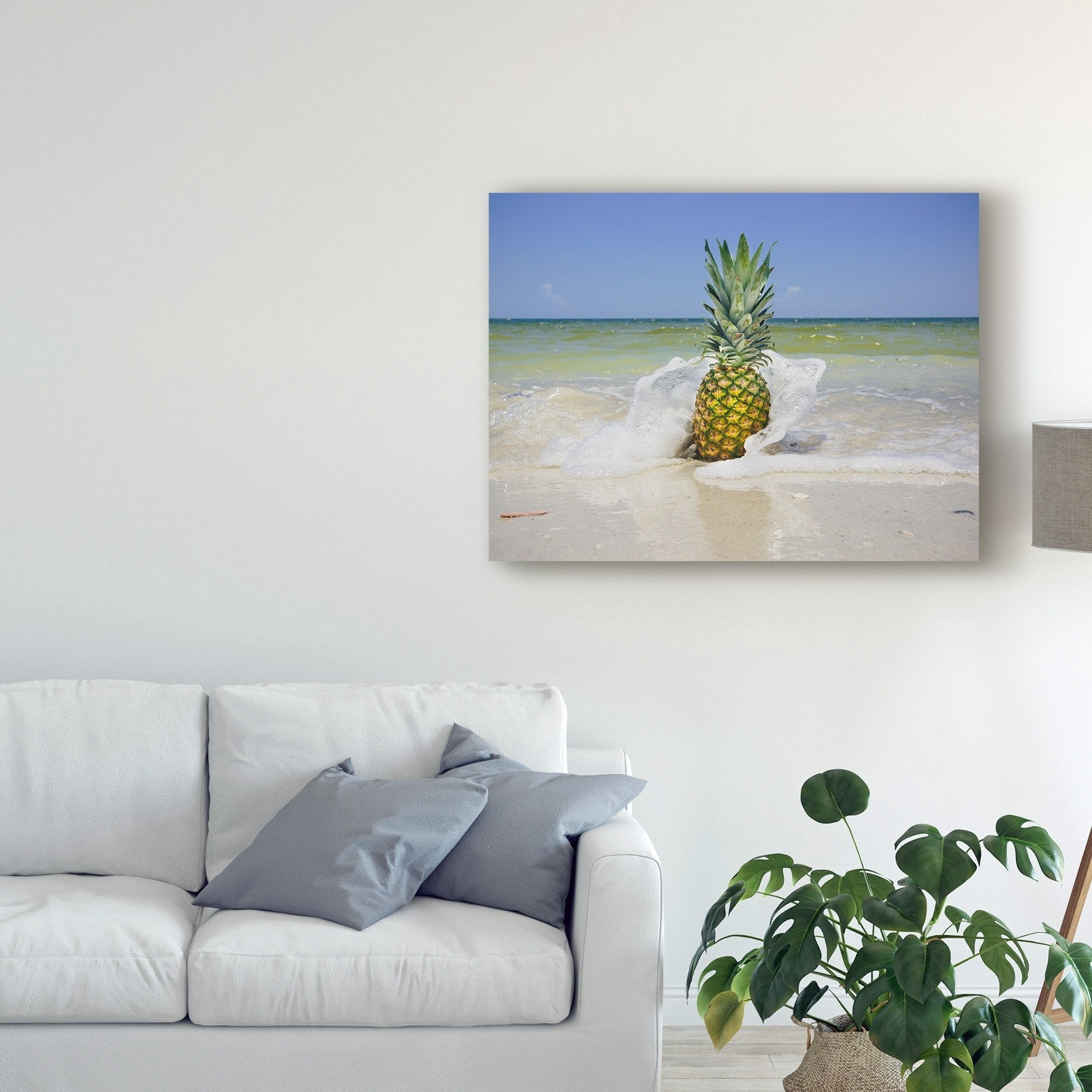 South Florida Pineapple IV' Canvas Art by Adam Mead