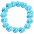 thumbnail image 1 of Rosas artificiales Yotijar de espuma de poliéster para tocados de bricolaje Azul, 1 of 10