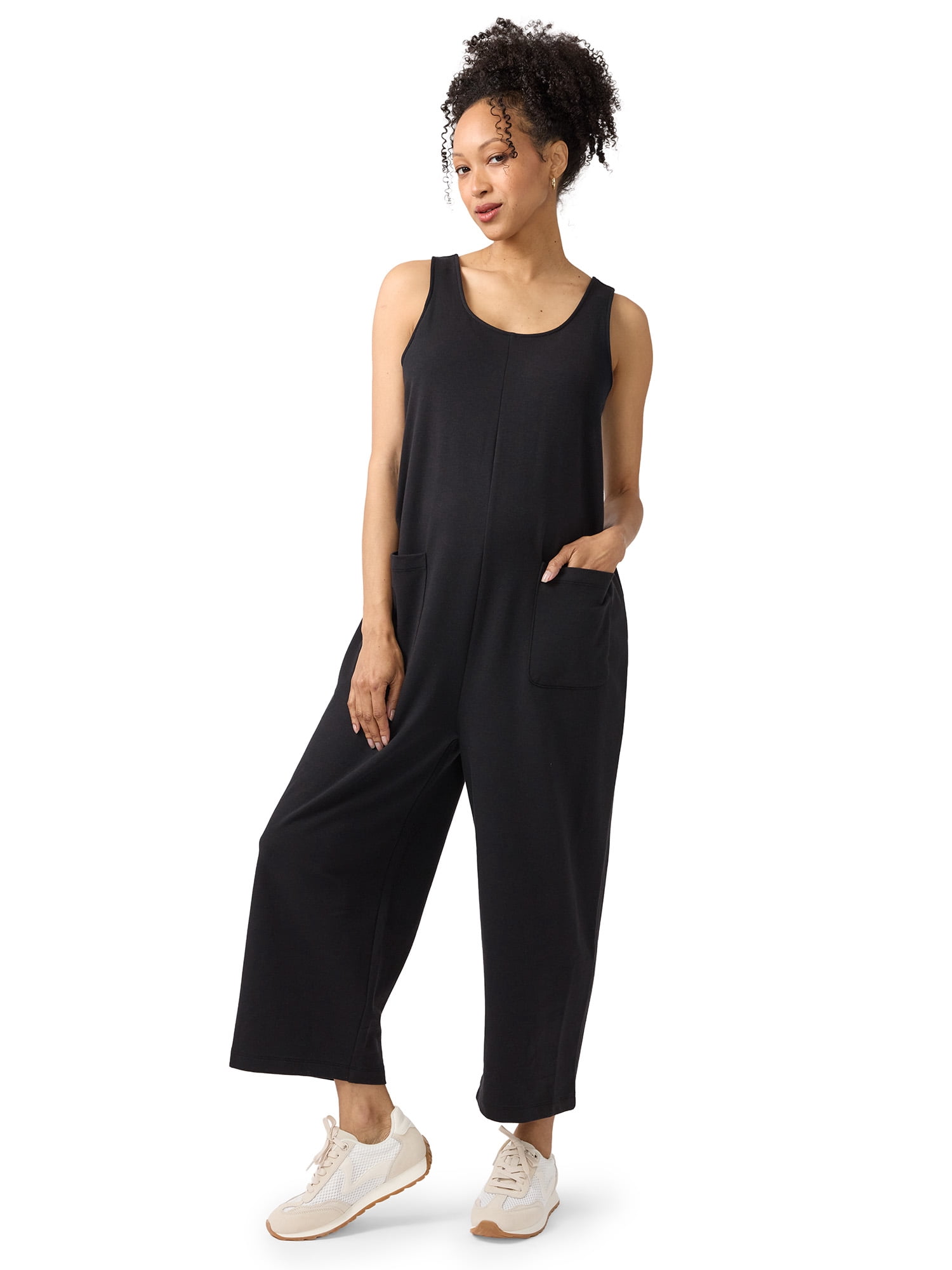 Ingrid & Isabel For Every Belly Women’s Maternity Pocket Knit Jumpsuit, Sizes S-XXL