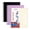 Black+ Purple+Beige, variant on ONAVIA Graph Notebook, 1-Subject Spiral Notebook with Pocket, 4x4 Grid Ruled, 3 Pack, 9" x 11", Poly Cover, 3 Hole Punched for Math, Science & Engineering, 100 Sheets, Assorted Colors