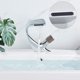 thumbnail image 2 of Chrom Basin Faucet Waterfall Single Handle Single Hole Waterfall Spout Mixer Tap For Bathroom Vanity Basin, 2 of 4