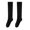 Black, variant on 2 Piece/set Stretchy Training Socks With Cushioned Footbed To Reduce Muscle Soreness After Exercise