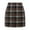 Coffee, variant on Fsqjgq Plaid Mini Skirt for Women Fall Winter Fashion Elegant Bodycon Wool Skirts Vintage Elegant High Waisted Pencil Skirts XL Black