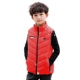 thumbnail image 2 of Gamivast Kids Heated Vest Boys 13 Heating Zones and 5-Levels Sleeveless Warm Quilted Jackets with Zipper Pockets Washable Windproof Zip up Stand Collar Coats USB Xmas Casual Outerwear no Power Bank, 2 of 5