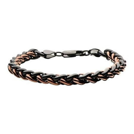 Inox Jewelry BR82282T Wheat Chain Stainless Steel Bracelet, IP ...