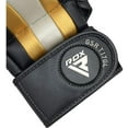 thumbnail image 6 of RDX MMA Gloves for Martial Arts, Leather Sparring Mitts, Golden, Large, 6 of 8