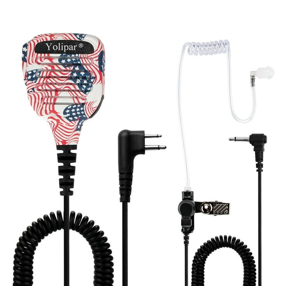 Micrófono portátil con altavoz de hombro para radios Motorola