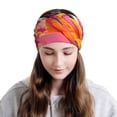 thumbnail image 6 of Hirioo Digital Nomad Pink Landscape for Multifunction Beanie Hat for Men and Women Unisex for Winter Sports, Outdoor Activities, and Daily Wear, 6 of 8
