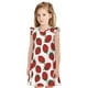 thumbnail image 1 of Balery Hand Drawn Strawberry Camisón de princesa para niñas, pijama de algodón con mangas abullonadas, suave y bonito.-Large, 1 of 6